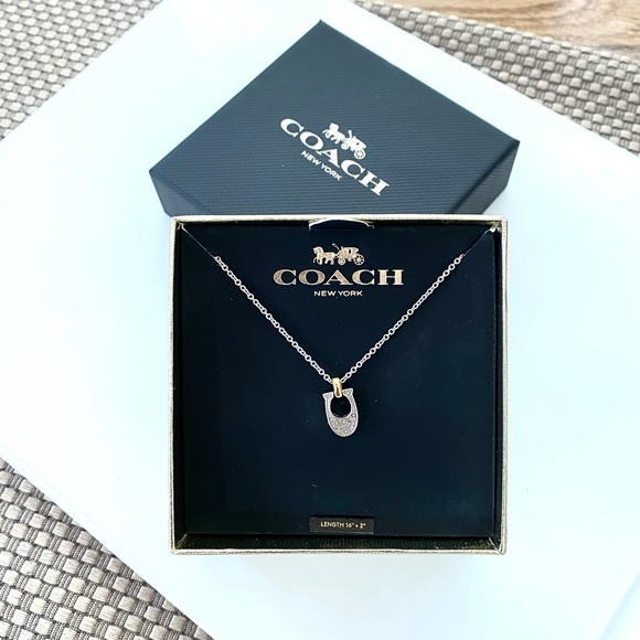 Coach Jewelry - NIB Coach signature C silver tone necklace